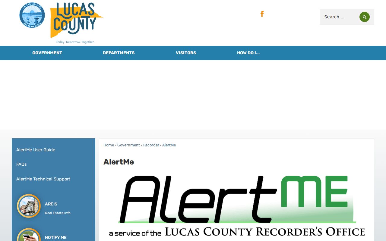 Springfield Township residents directory Recorder AlertMe enrollment