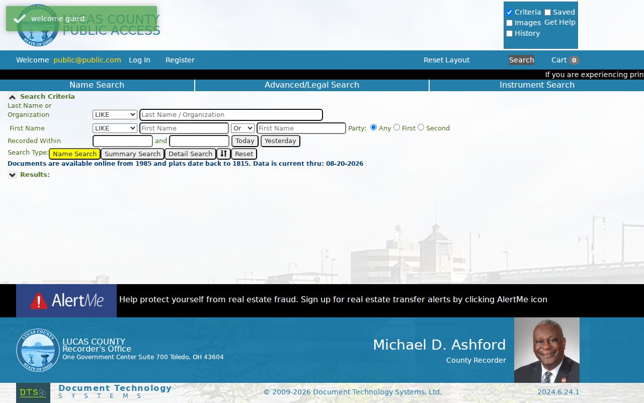 Springfield Township street directory Recorder deed search
